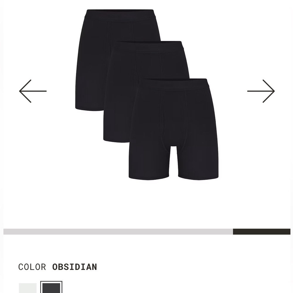 SKIMS Obsidian Boxer Briefs (NWT)